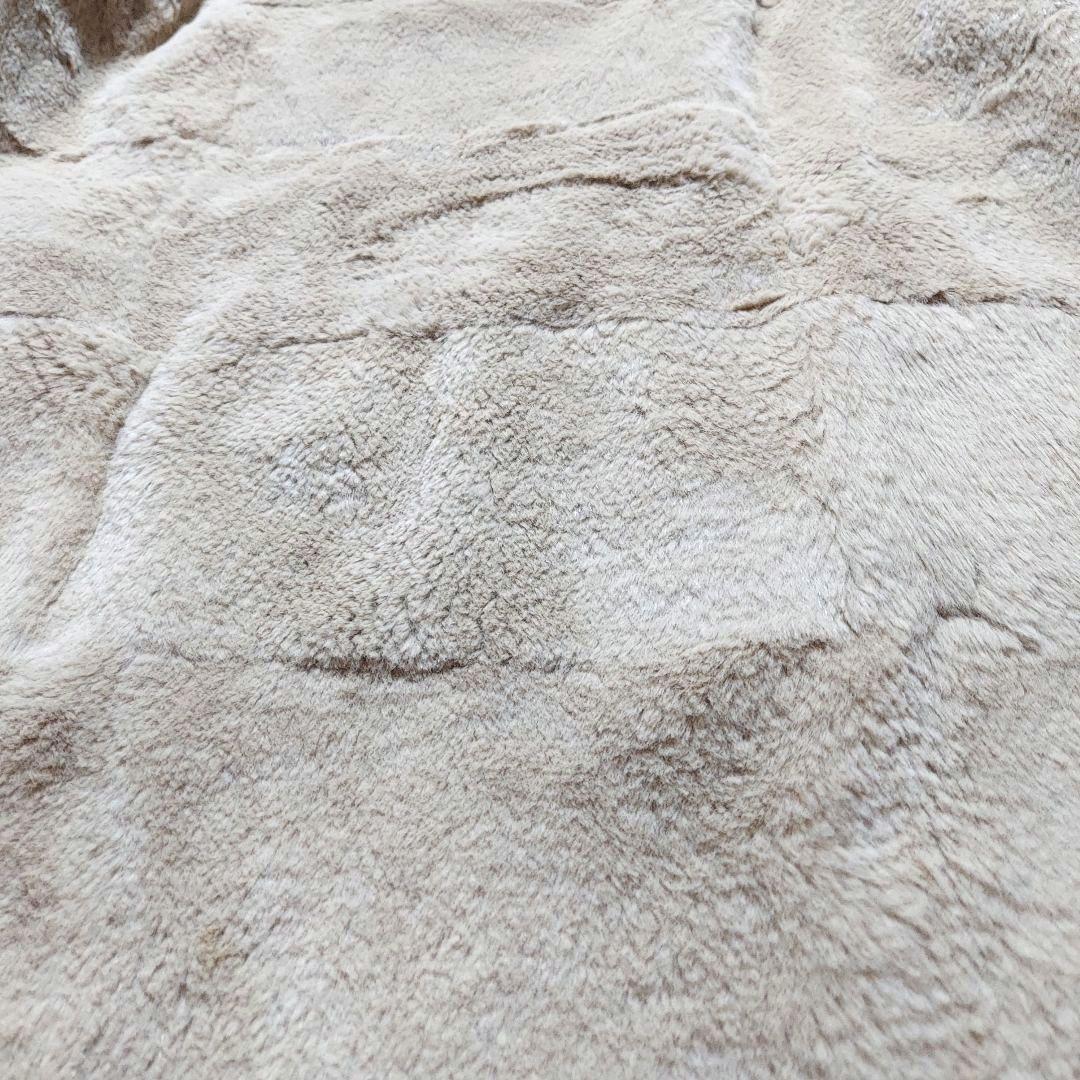 アナグラム　パリ　ノーカラー　ラビットファーコート　フランス製　本革　M