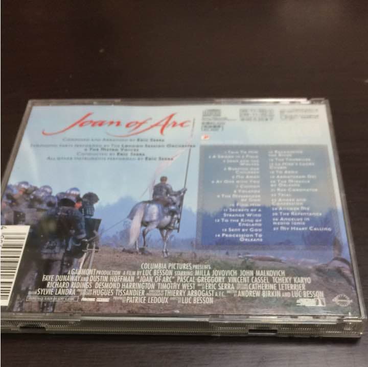 廃盤　「ジャンヌ・ダルク」オリジナル・サウンドトラックCD 国内盤　帯付き