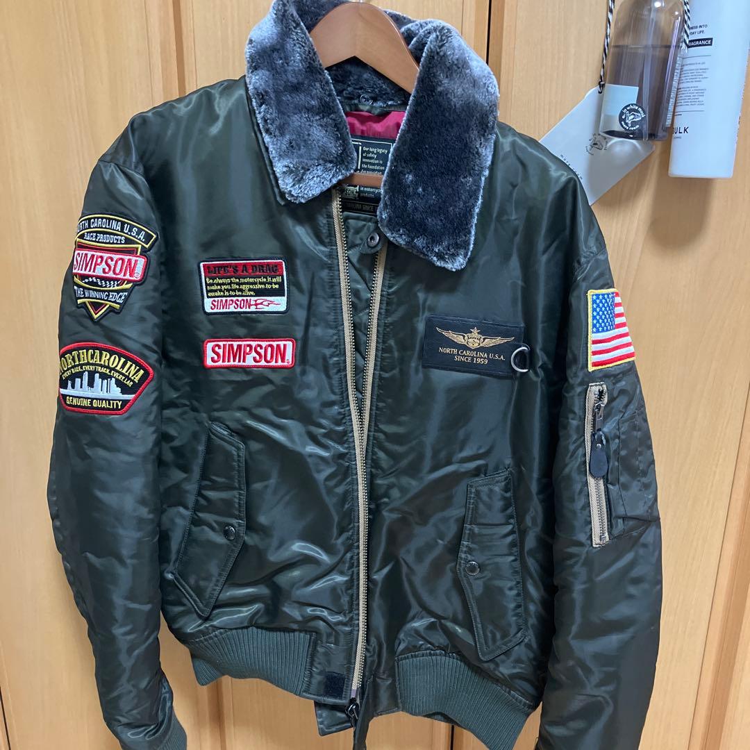 SIMPSON シンプソン　ナイロンジャケット　MA1