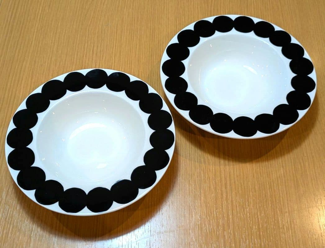 【未使用】マリメッコ　ラシィマット　ディーププレート ２枚セット