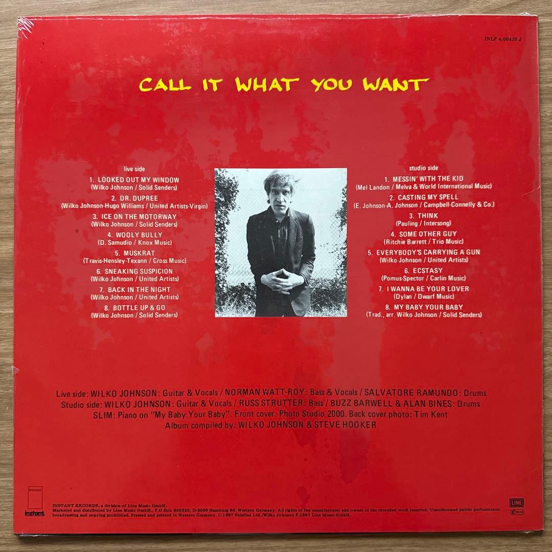 Wilko Johnson – Call It What You Want