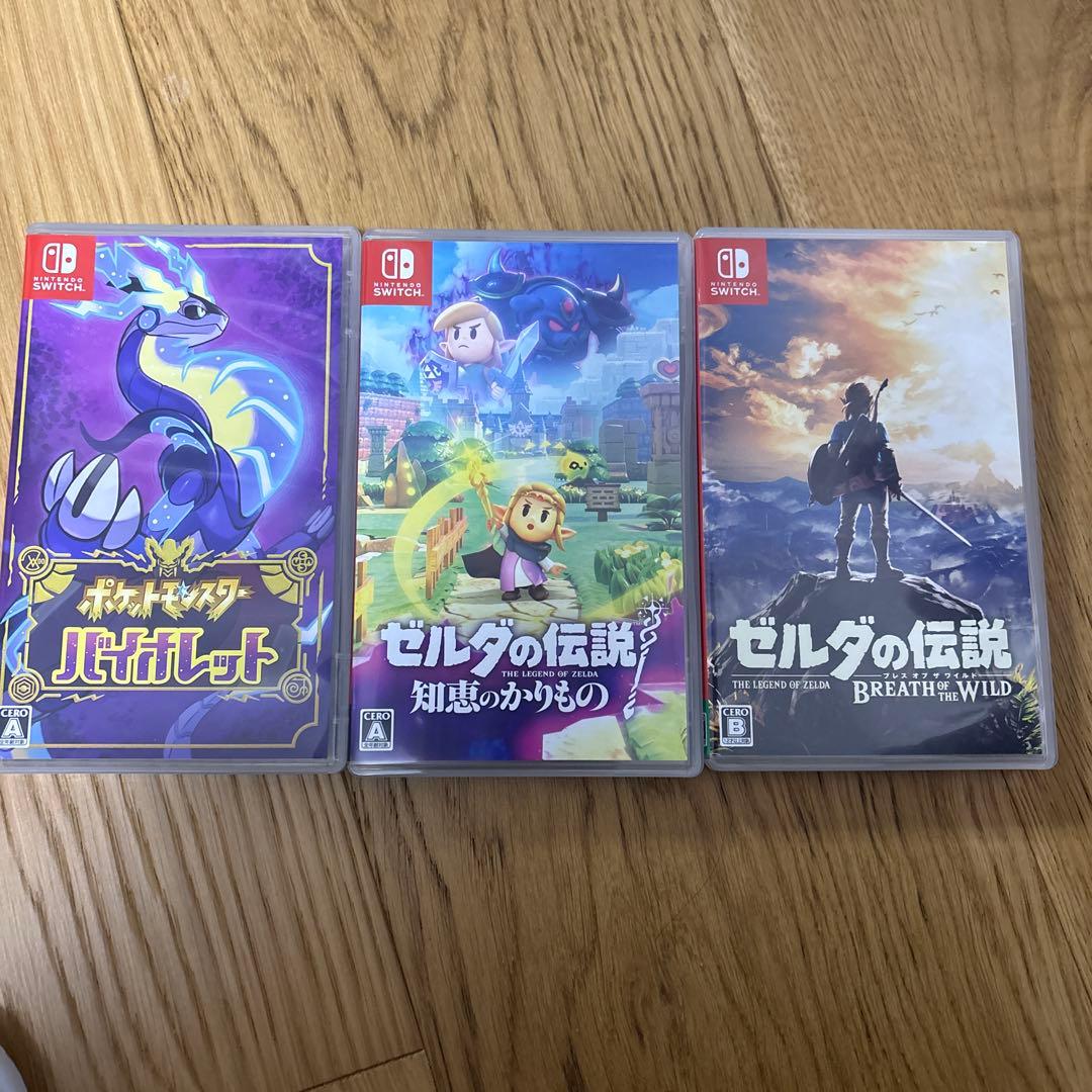 ポケモンバイオレット ゼルダの伝説 ブレスオブザワイルド 知恵のかりもの セット
