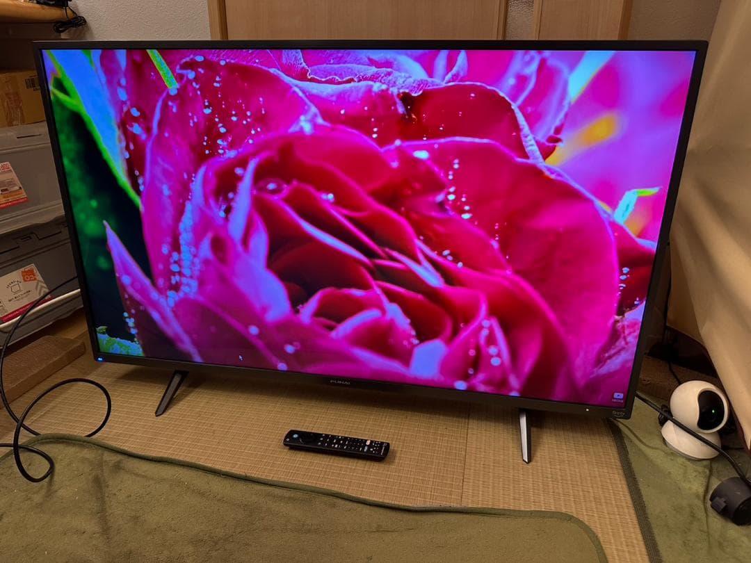 funai　4K対応 43型 スマートテレビ FL-43UF340 23年綺麗！