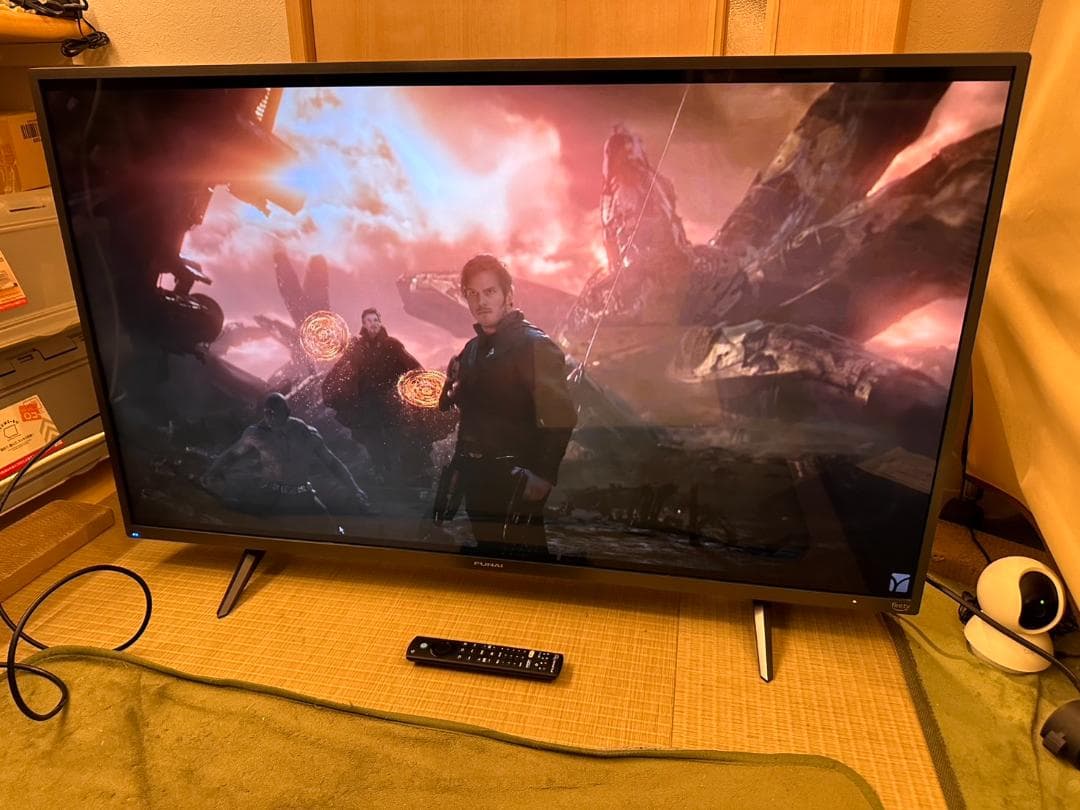 funai　4K対応 43型 スマートテレビ FL-43UF340 23年綺麗！