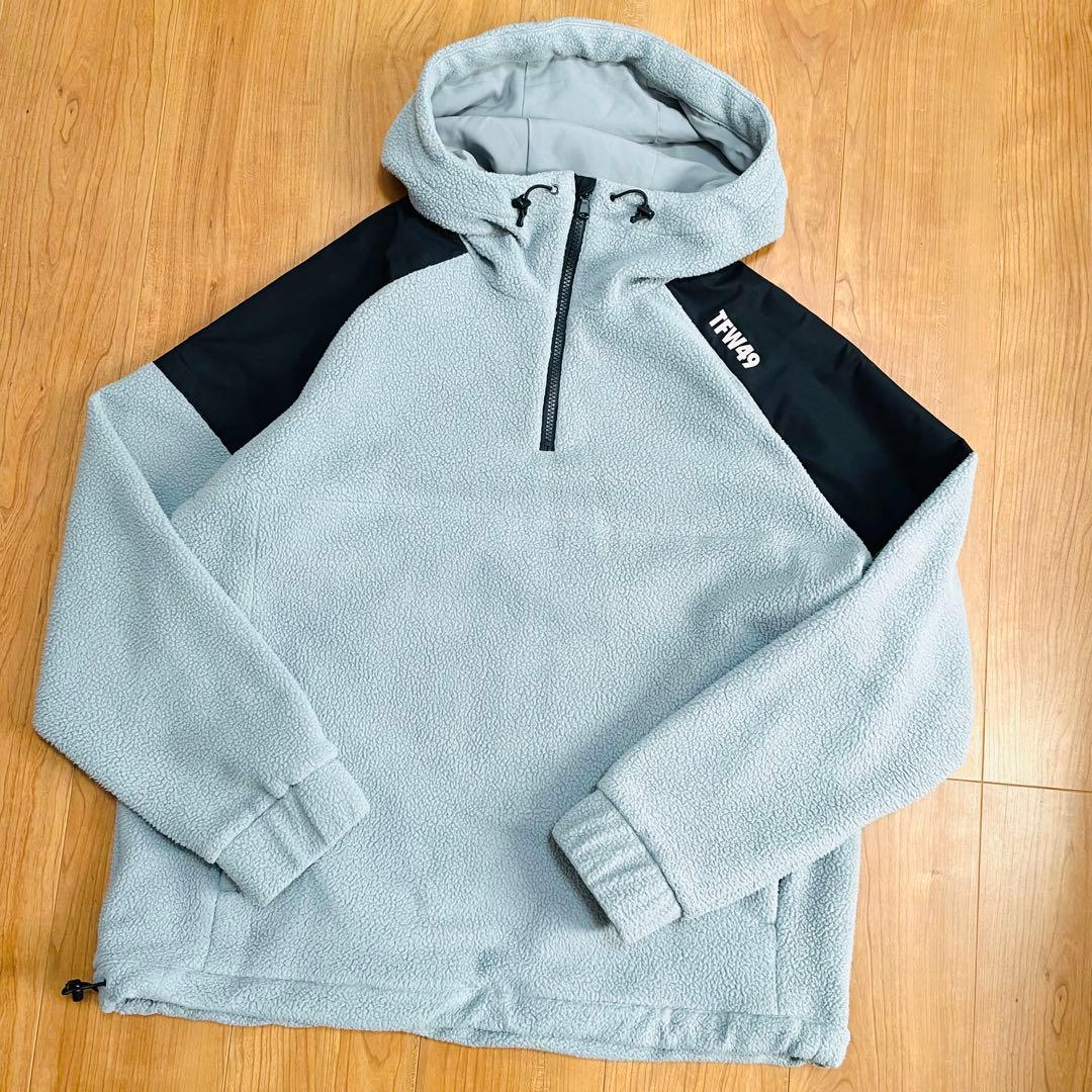 定価5.3万　TFW49 ボア　パーカー　ライトグレー　XL ゴルフ