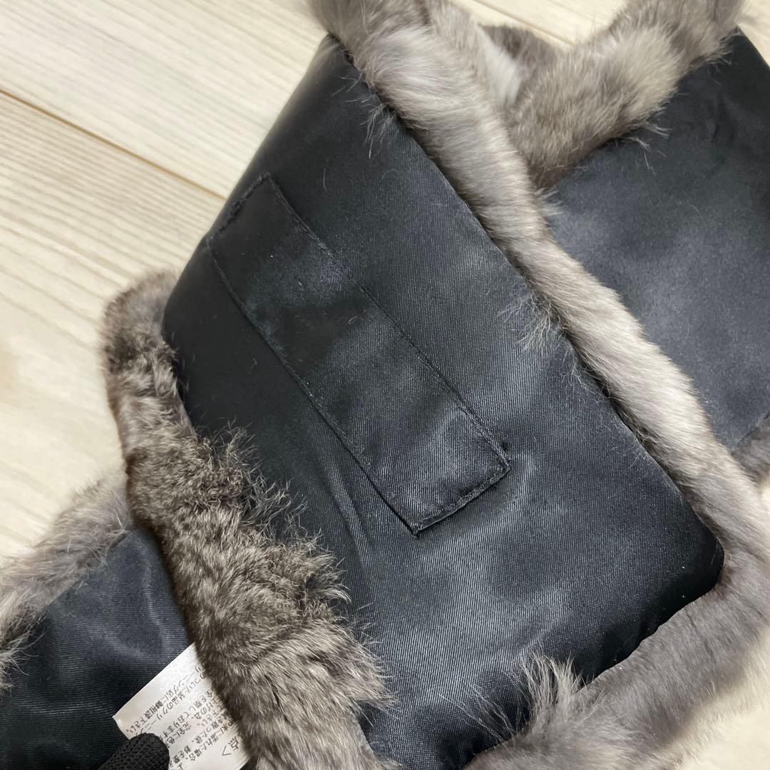 最高級チンチラマフラーボリュームデザイン