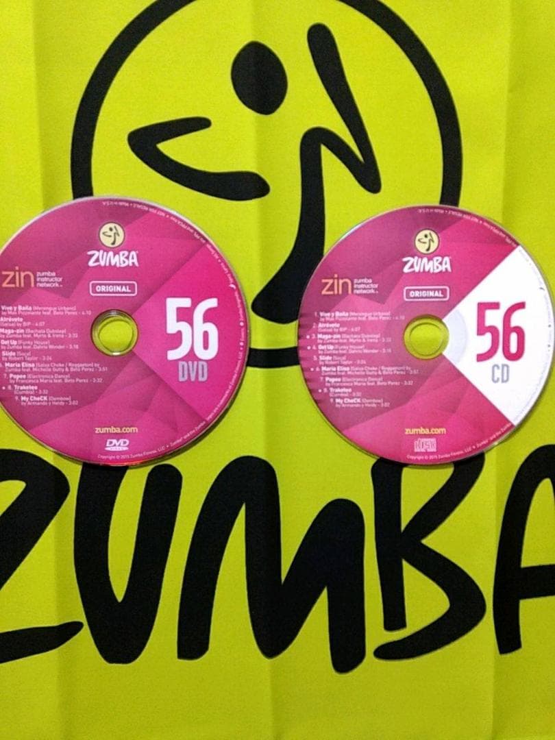 ZUMBA　ズンバ　 CD ＆ DVD 20枚セット　ZIN51 ～ ZIN60