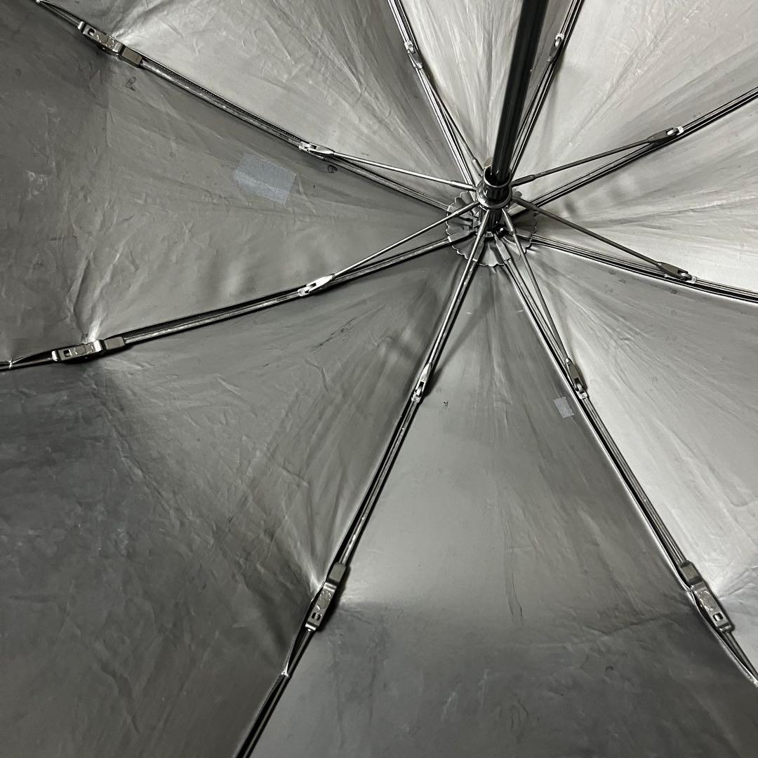 08/26まで　値下げ不可　サンバリア100 折りたたみ傘2段折　フリル