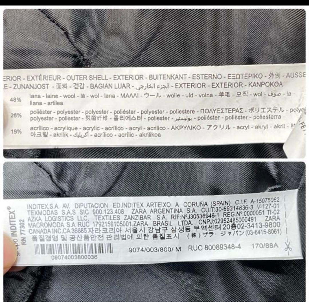 ナポレオン ジャケット 金ボタン ショート ブラック M