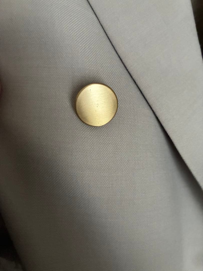 NOBLE ウールMIXツイルピークドラペルジャケット ベージュ 34