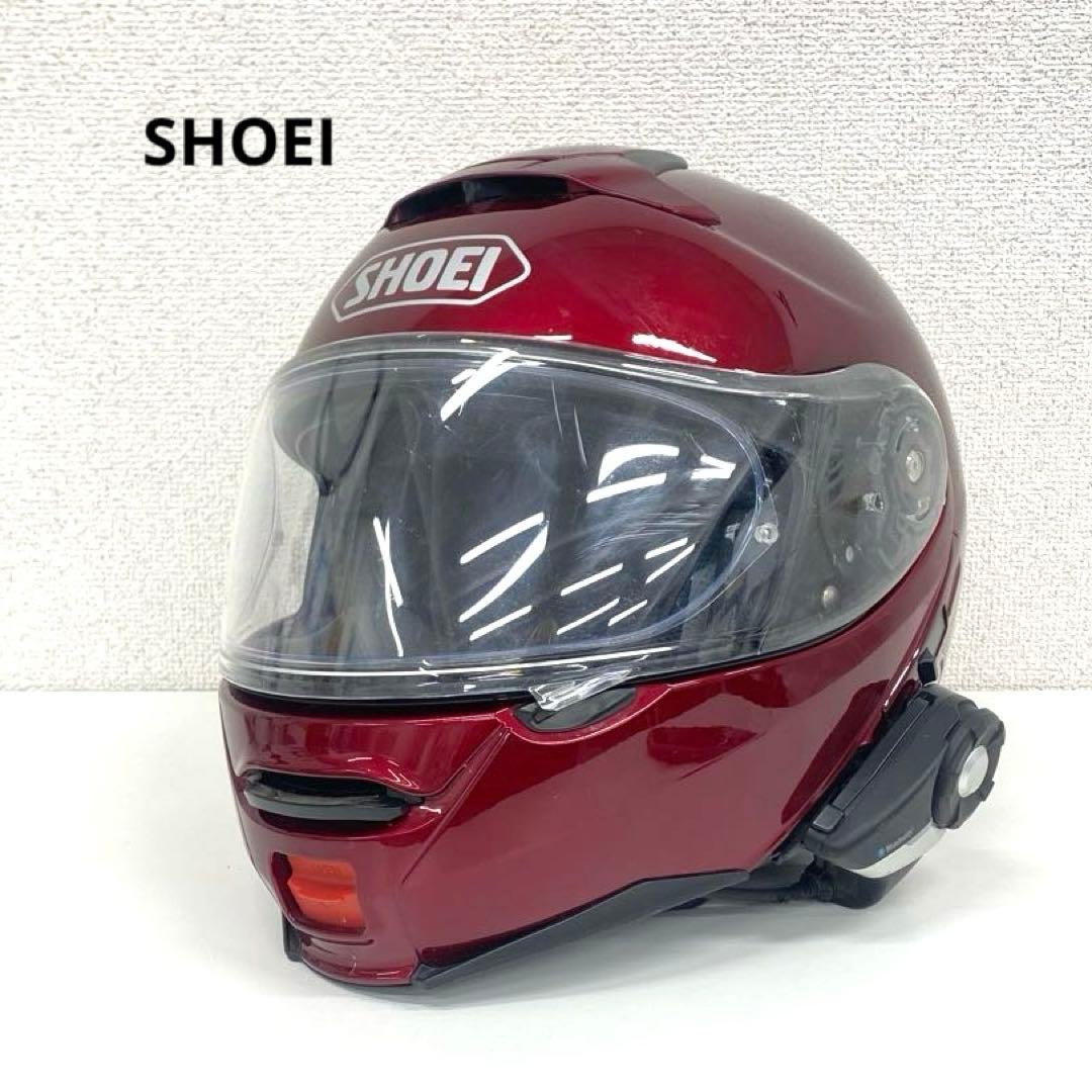SHOEI ショウエイ NEOTEC II ヘルメット 赤 インカム付き