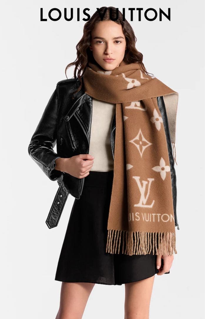 LOUIS VUITTON ルイヴィトン　マフラー　レイキャビック　ヴィトン