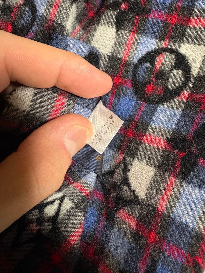 ルイヴィトン マフラー　モノグラム　グラディエントタータン