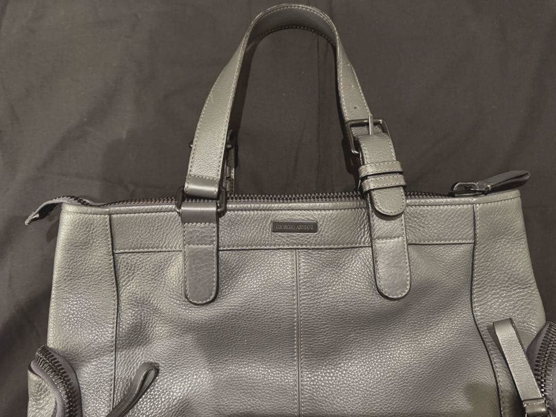 GiorgioArmani ジョルジオアルマーニ レザー トートバッグ