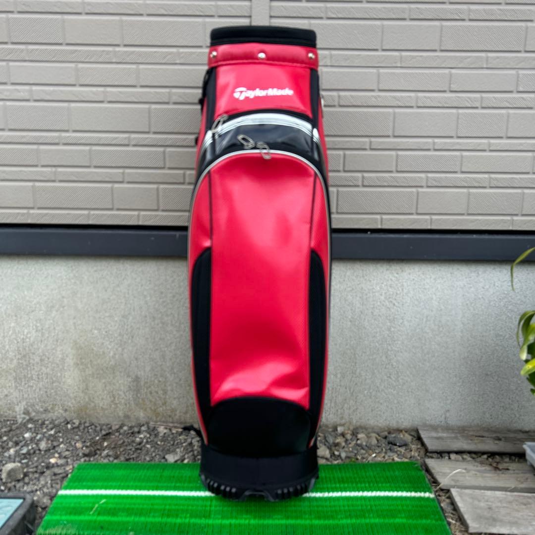 テーラーメイド Carlsbad,CA キャディバッグ 9型　レッド/ブラック