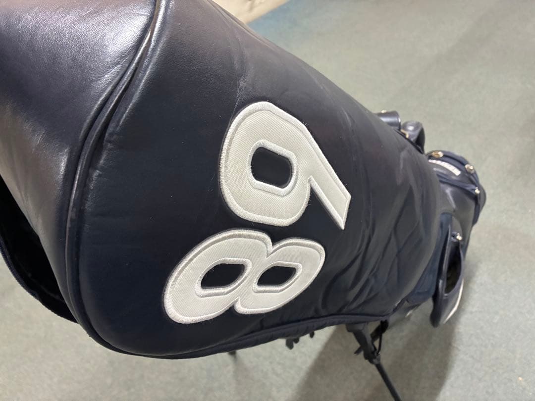 PEARLY GATES ネイビー スタンド式キャディバッグ46 インチ対応9型