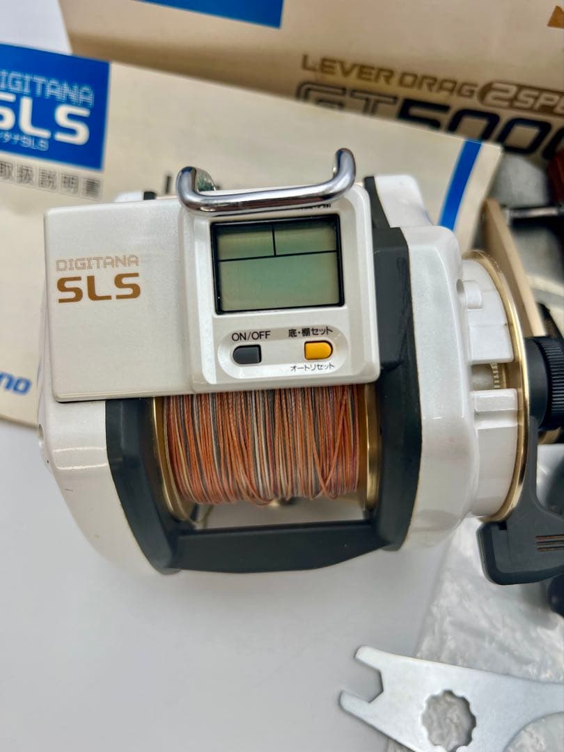 シマノ 大型両軸リール デジタナSLS レバードラグ 2スピード GT5000