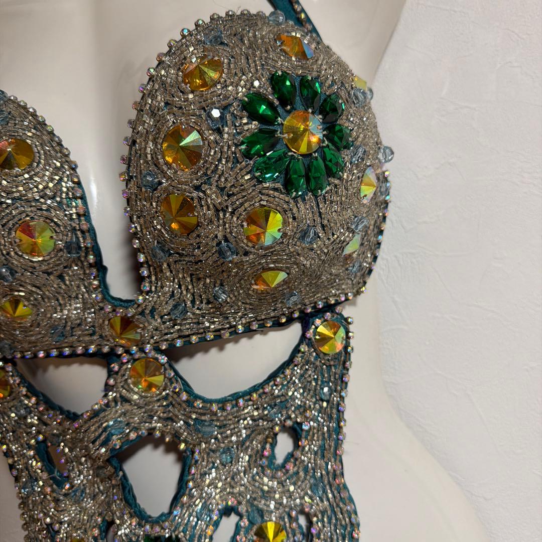 ベリーダンス セットアップ ビーズ装飾