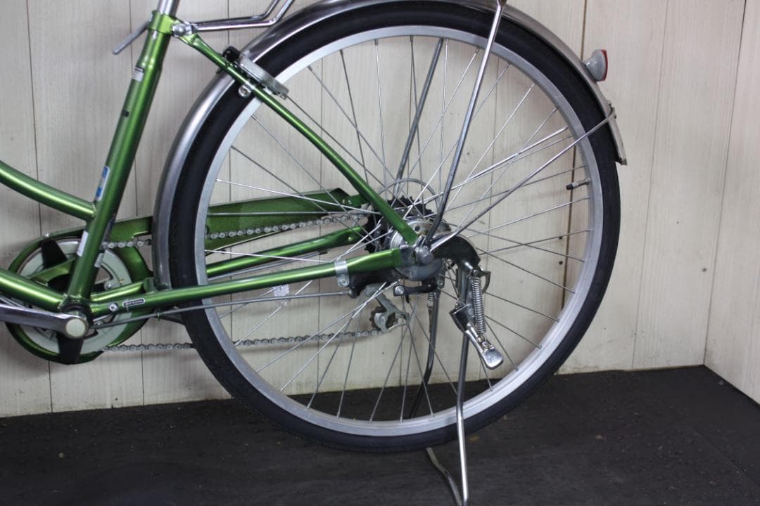 あさひ製カジュリーリラックス 26インチ シマノ6速 LED 軽快シティークロス