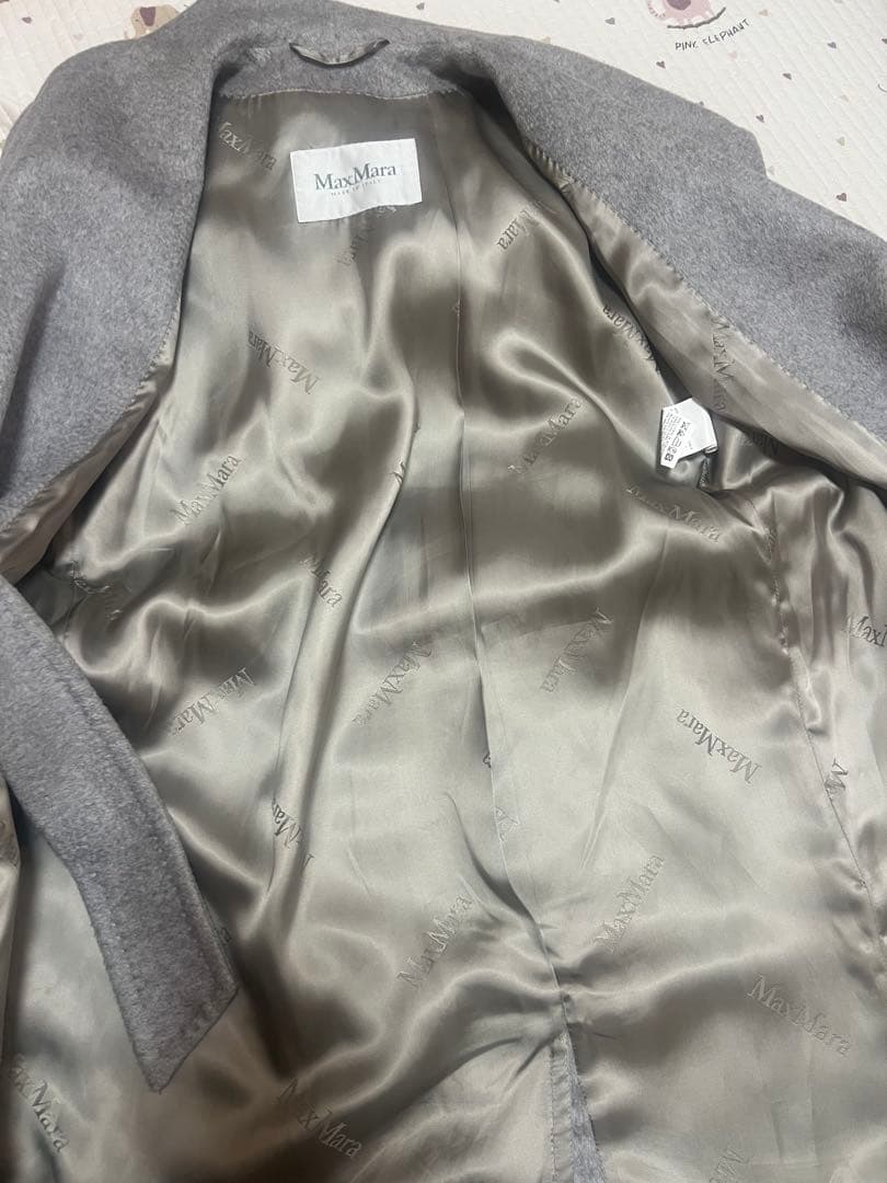 MaxMara カシミヤコートベルト付き