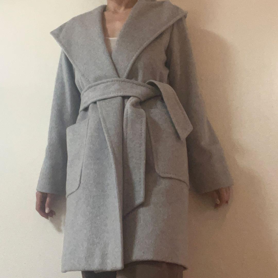 MaxMara カシミヤコートベルト付き