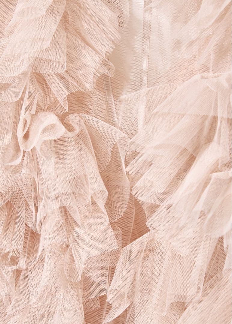 NOTRE emor tulle veil tops ピンク