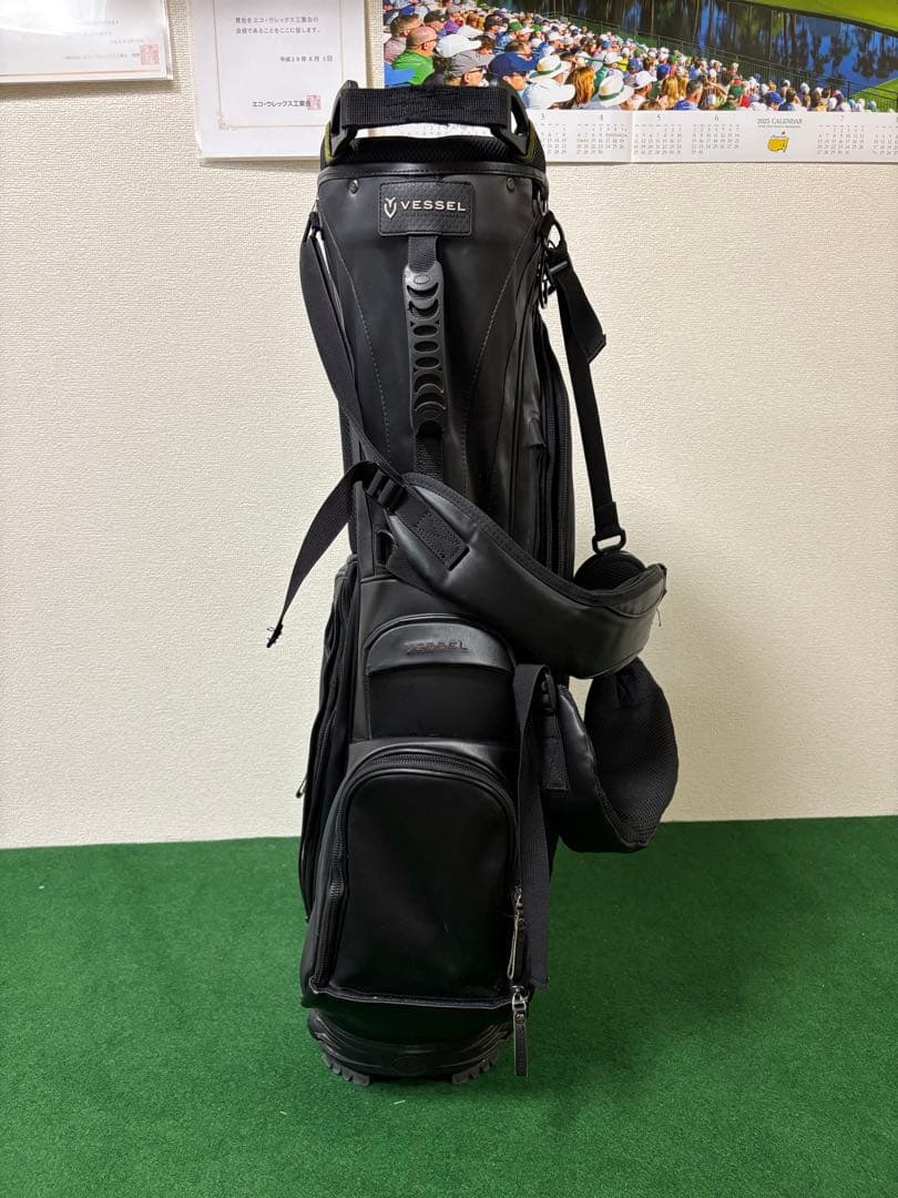 ジョンソンさん専用 Vessel スタンドゴルフバッグ ブラック