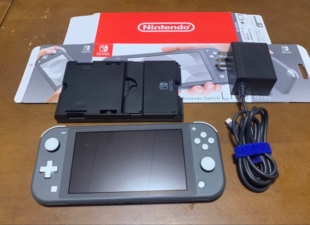 Nintendo Switch Lite グレー 本体とACアダプター付き