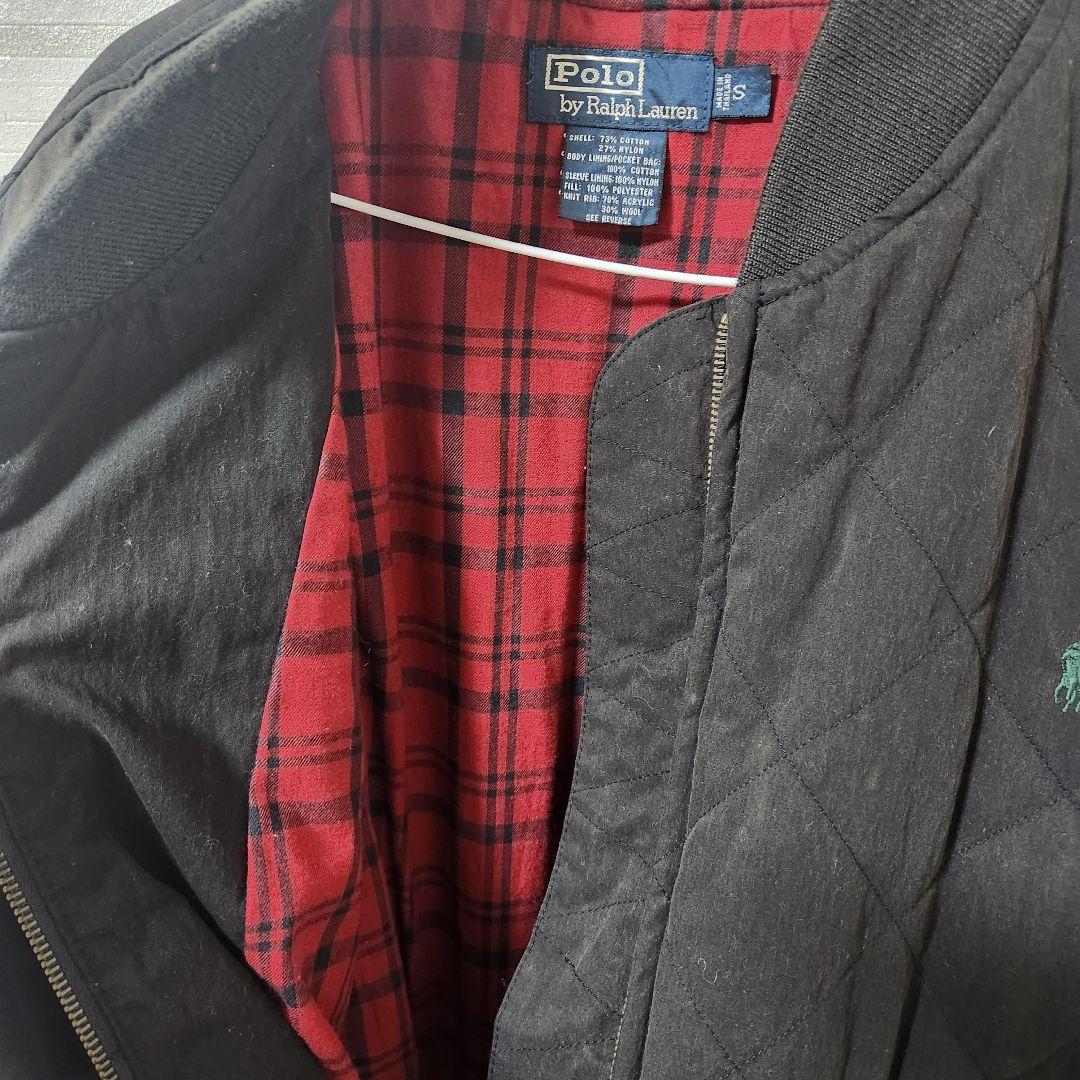 ポロラルフローレン MA1 ジャケット キルティング ヴィンテージ