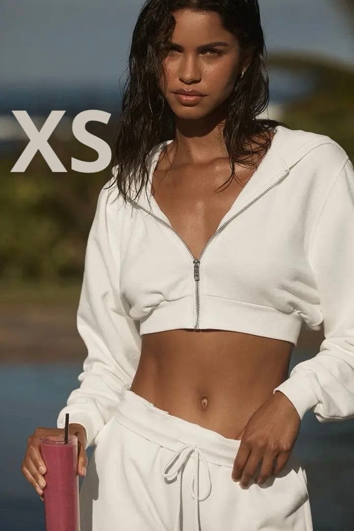 【新品タグ付き】 Alo yoga アロー ジップアップ フーディ XS