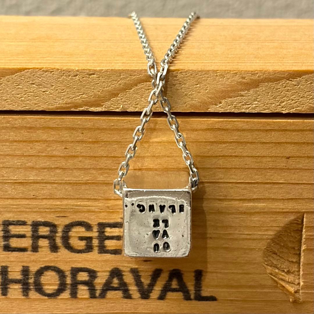 SERGE THORAVAL　雪解け　シルバーネックレス