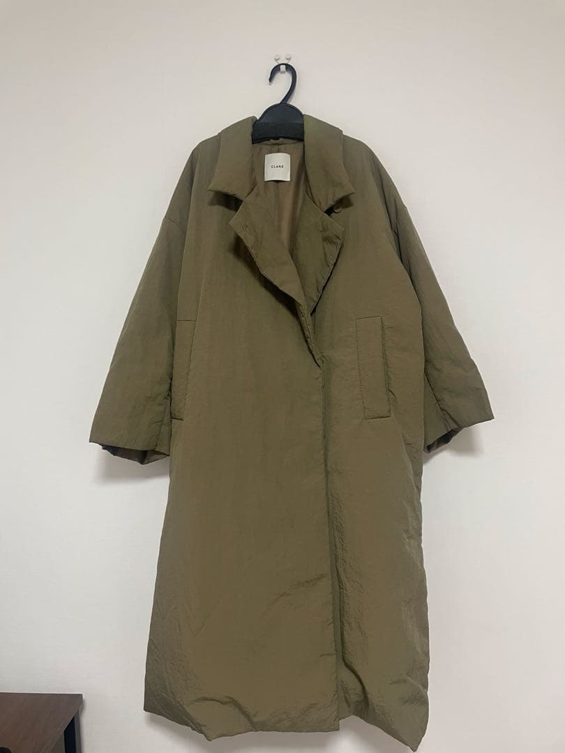 クラネ　チェスターダウンコート　ベージュ　サイズ0