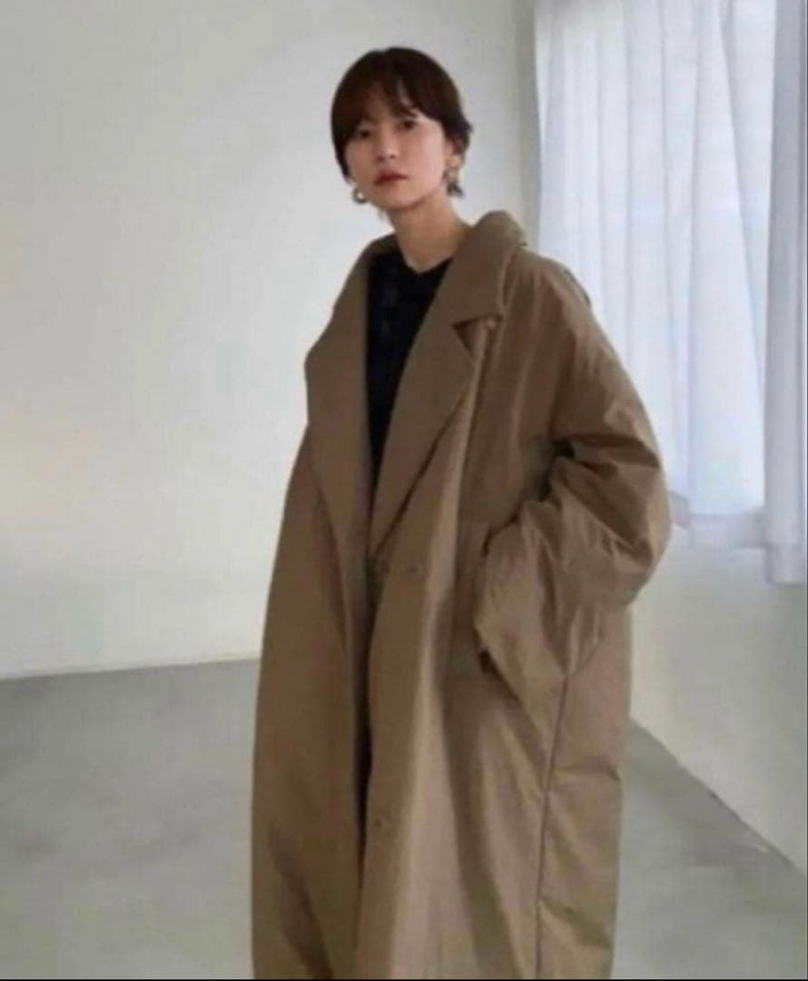 クラネ　チェスターダウンコート　ベージュ　サイズ0