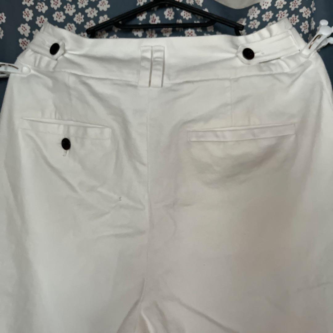 SALUE サルエ ユニセックス　 エッグチノパンツ　 ホワイト　　サイズ１