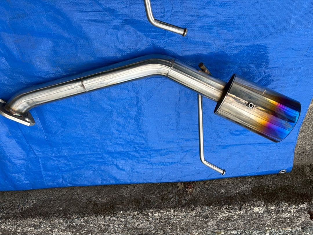 IS250取外 チタン風カスタムマフラー