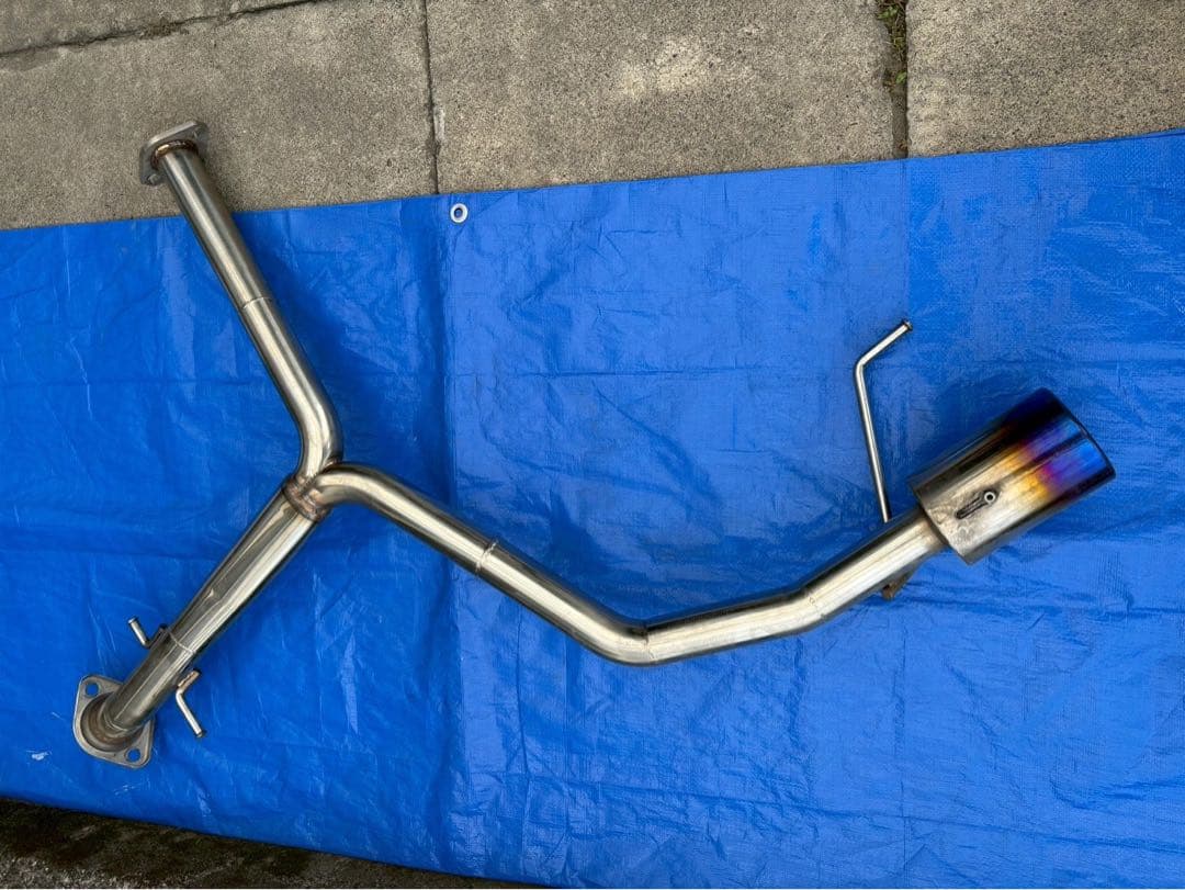 IS250取外 チタン風カスタムマフラー