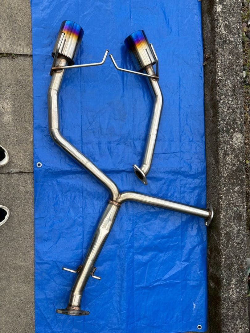 IS250取外 チタン風カスタムマフラー