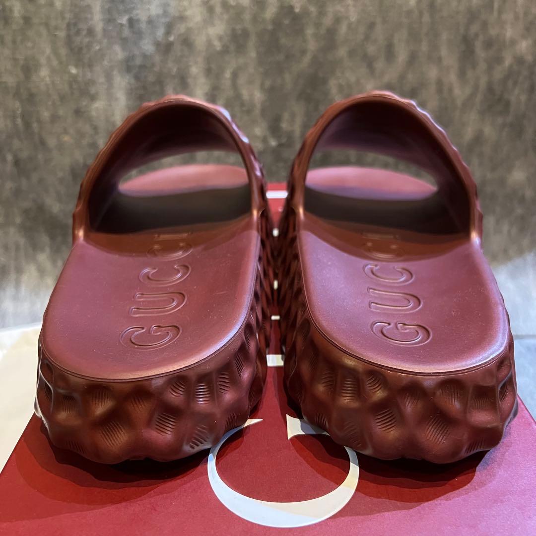 未使用 GUCCI インターロッキングG メンズ スライドサンダル　28cm