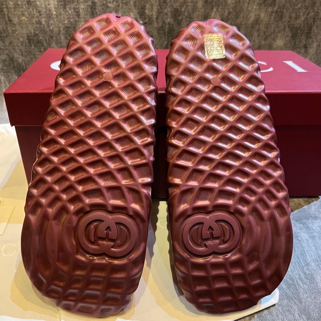 未使用 GUCCI インターロッキングG メンズ スライドサンダル　28cm