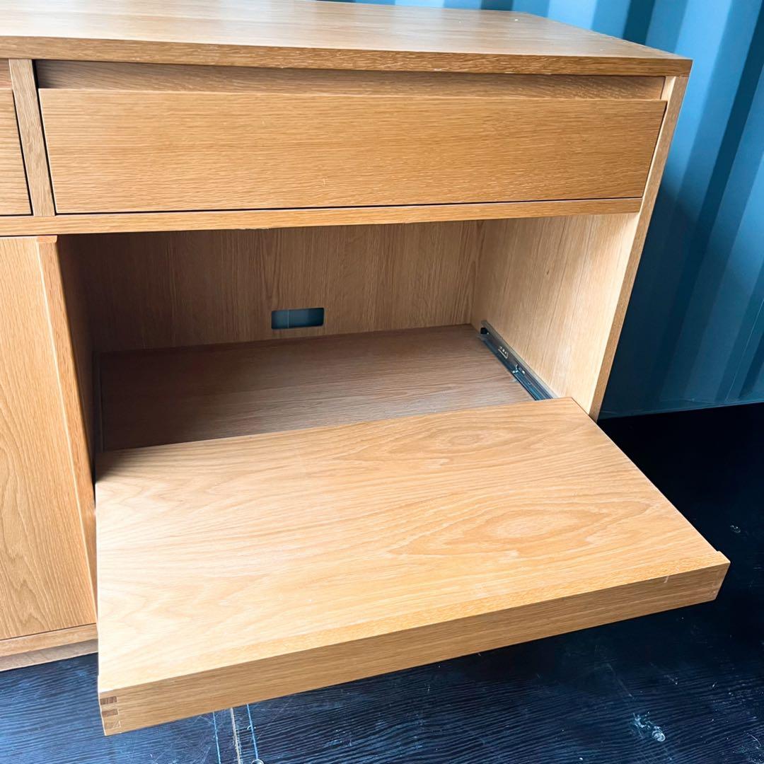 取付無料！ウニコ CRAFF クラフ 廃盤希少品 北欧風天然木キッチンカウンター