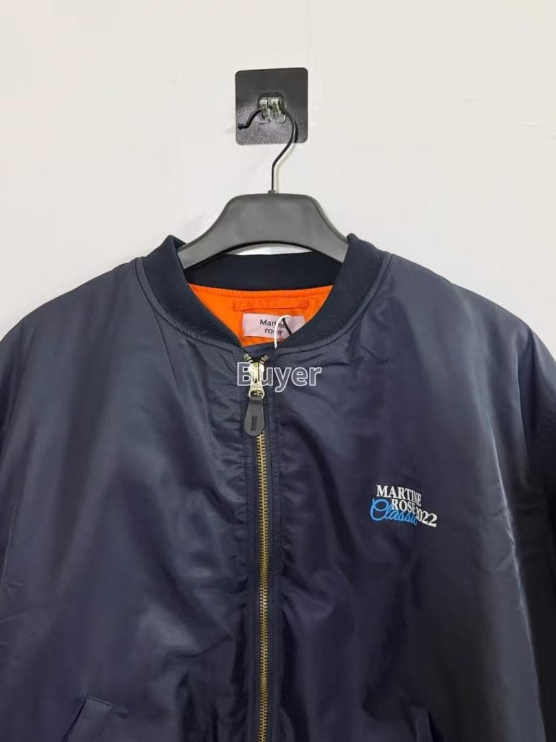 Martine Rose ボンバー リバーシブル ロゴ入り ジャケット