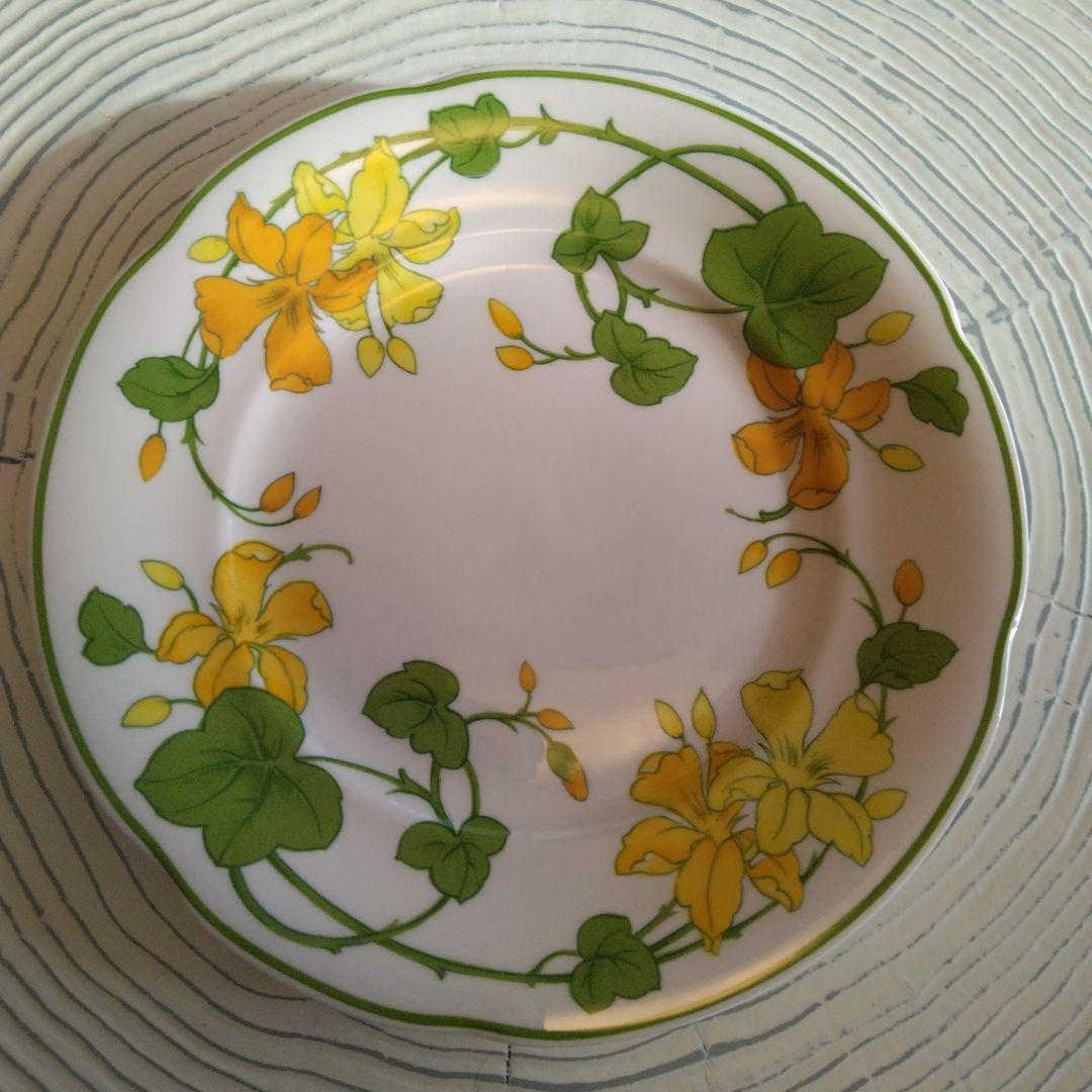 【ビレロイ&ボッホ】ビンテージ ケーキ皿6枚セット ゼラニウム