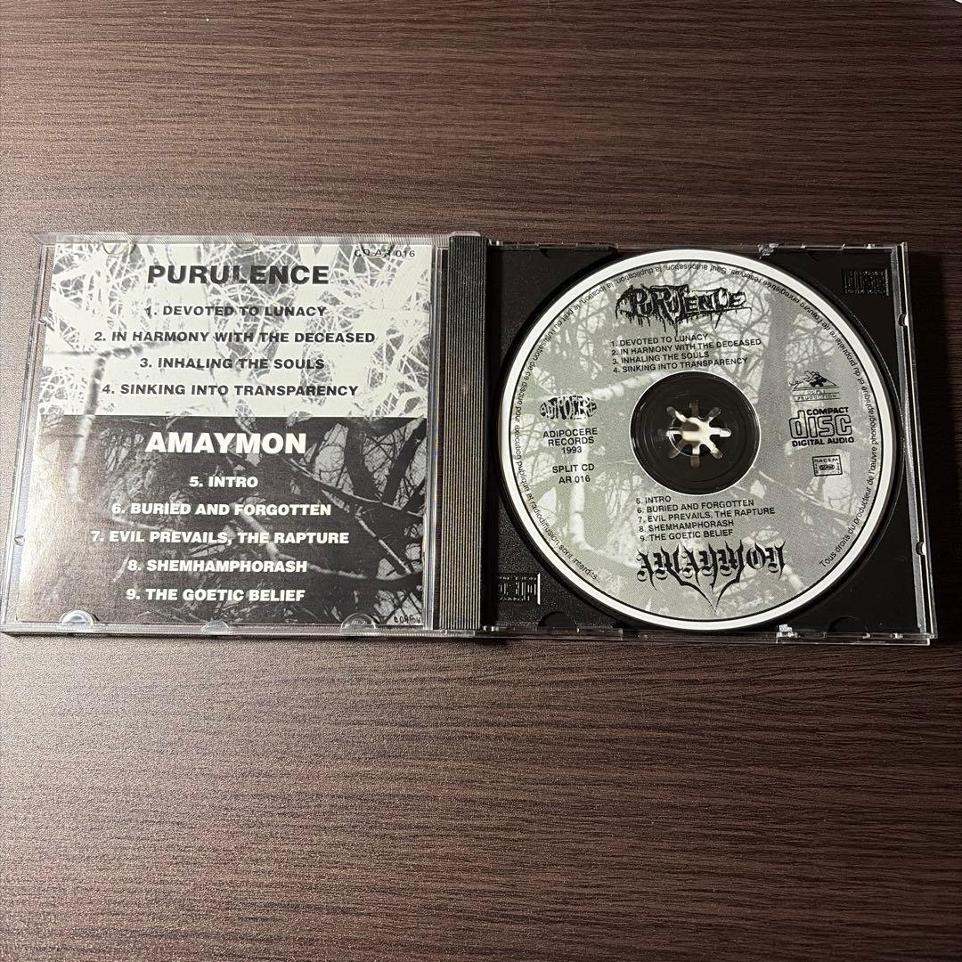 洋楽 Purulence /Amaymon/split cd
