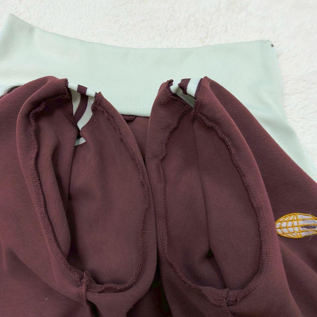 ✨希少✨adidas ワールドマーク　トラックジャケット　セットアップ　マールン