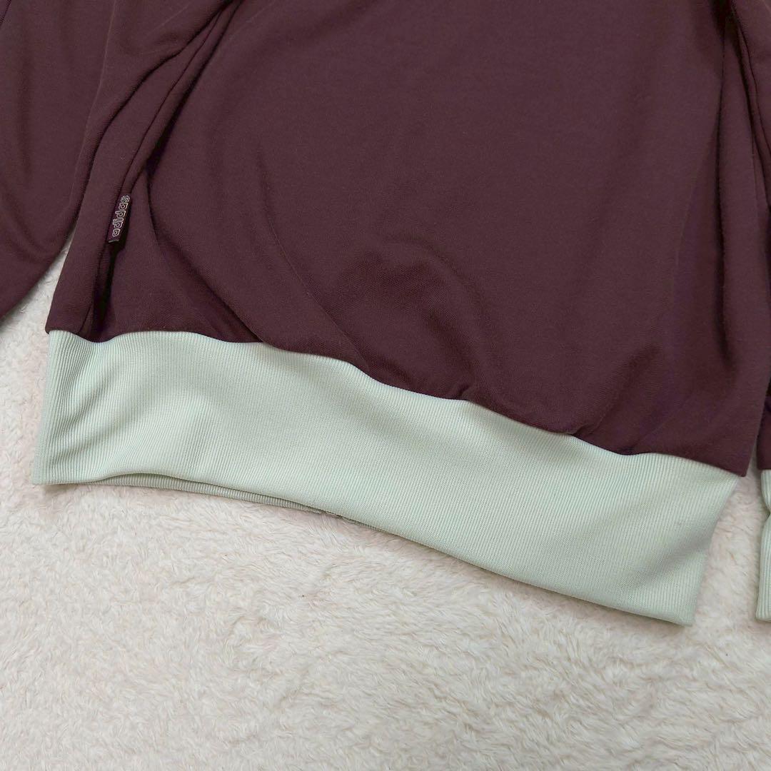 ✨希少✨adidas ワールドマーク　トラックジャケット　セットアップ　マールン