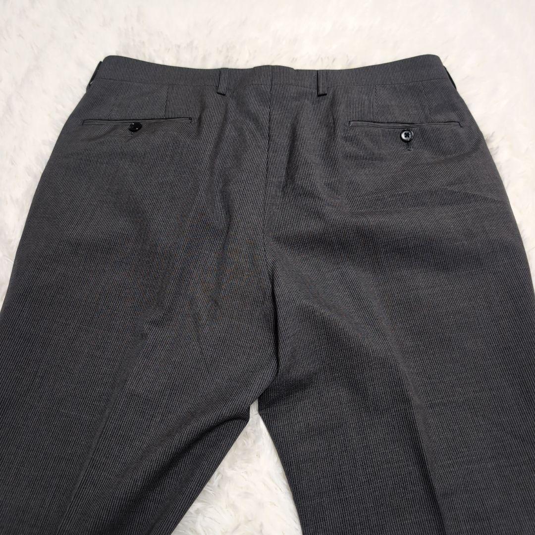 s*x様 美品 高級イタリア製生地 カニノコ ミツミネ セットアップスーツ グレ