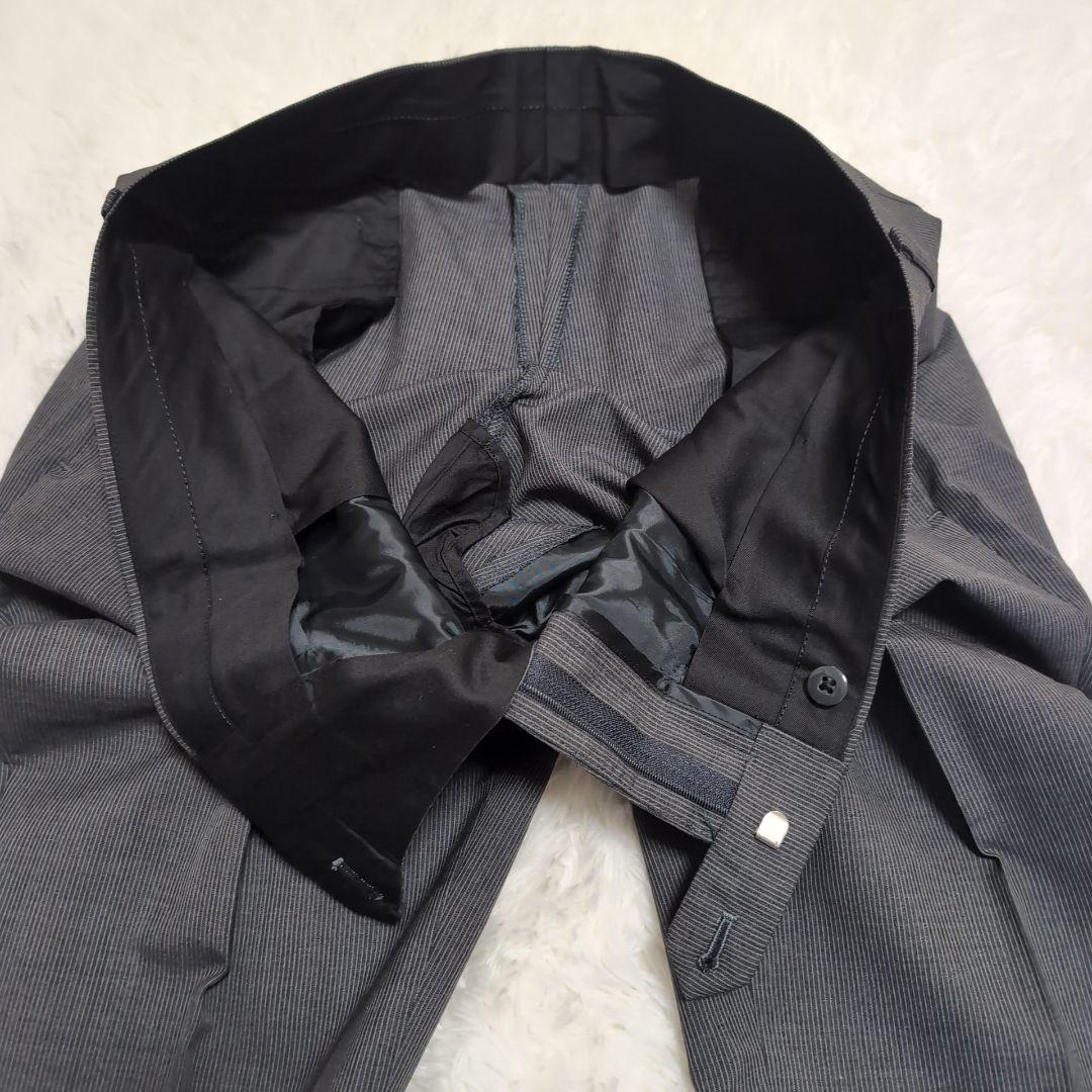 s*x様 美品 高級イタリア製生地 カニノコ ミツミネ セットアップスーツ グレ