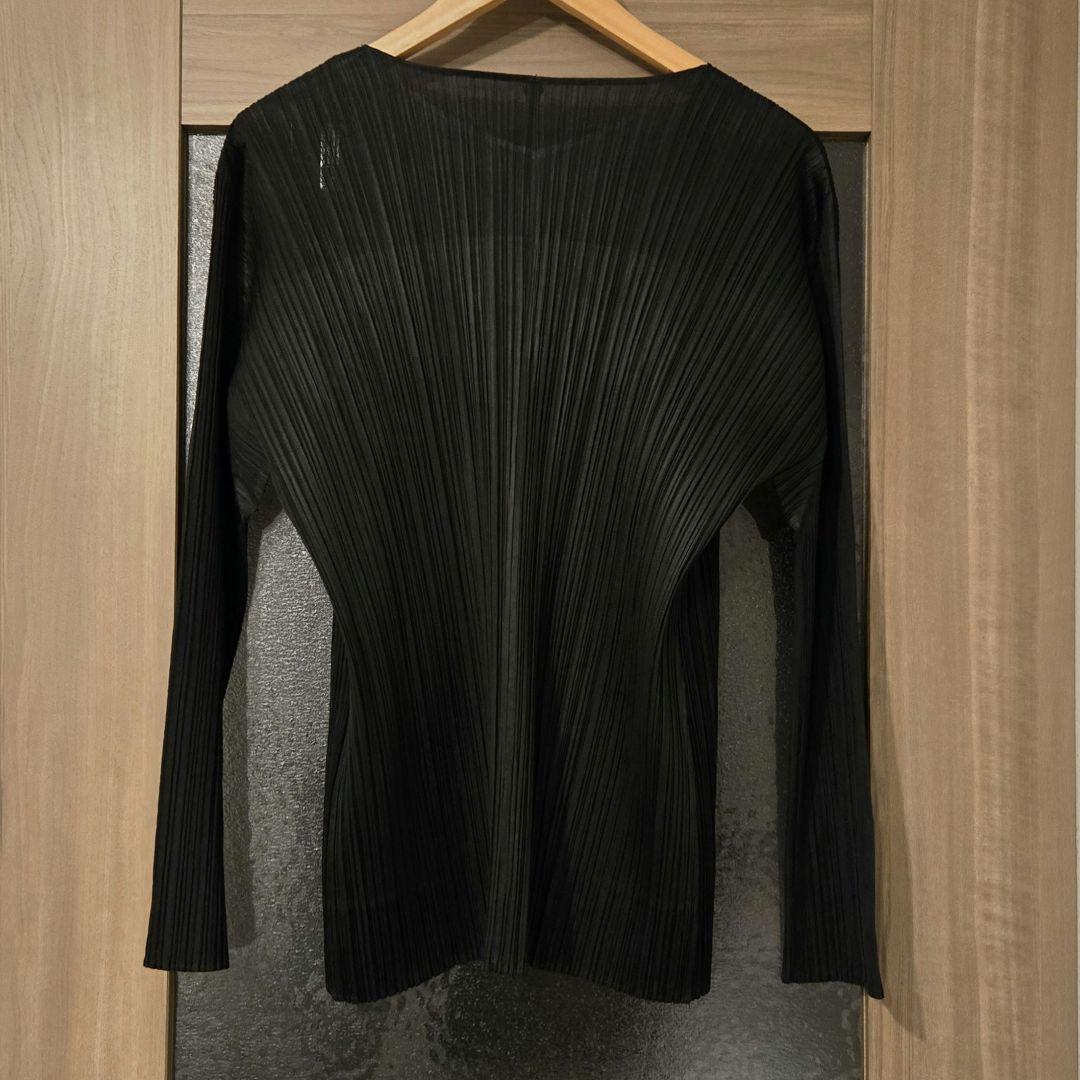ISSEY MIYAKE PLEATS PLEASE　ノーカラージャケット