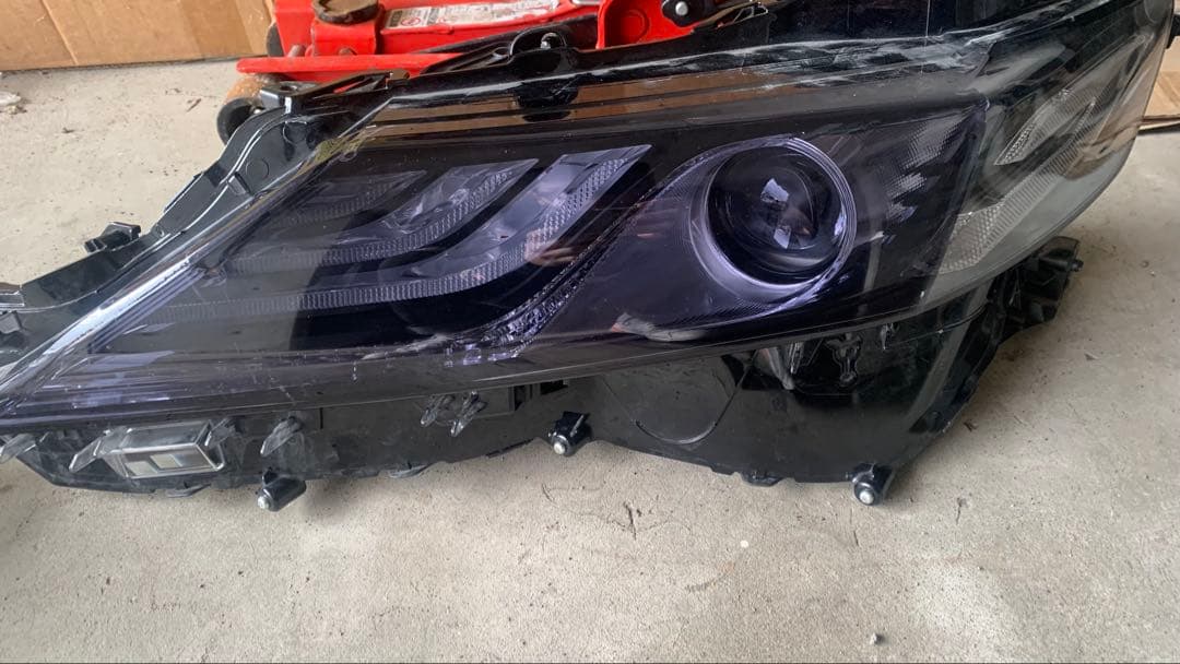 70カムリヘッドライト左右セット後期インナーブラック