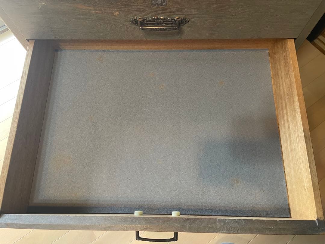 木製ディスプレイケース 5段 引き出し付き